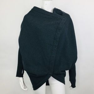 LULULEMON HEATHERED BLACK IT MAKES TWO WRAP
